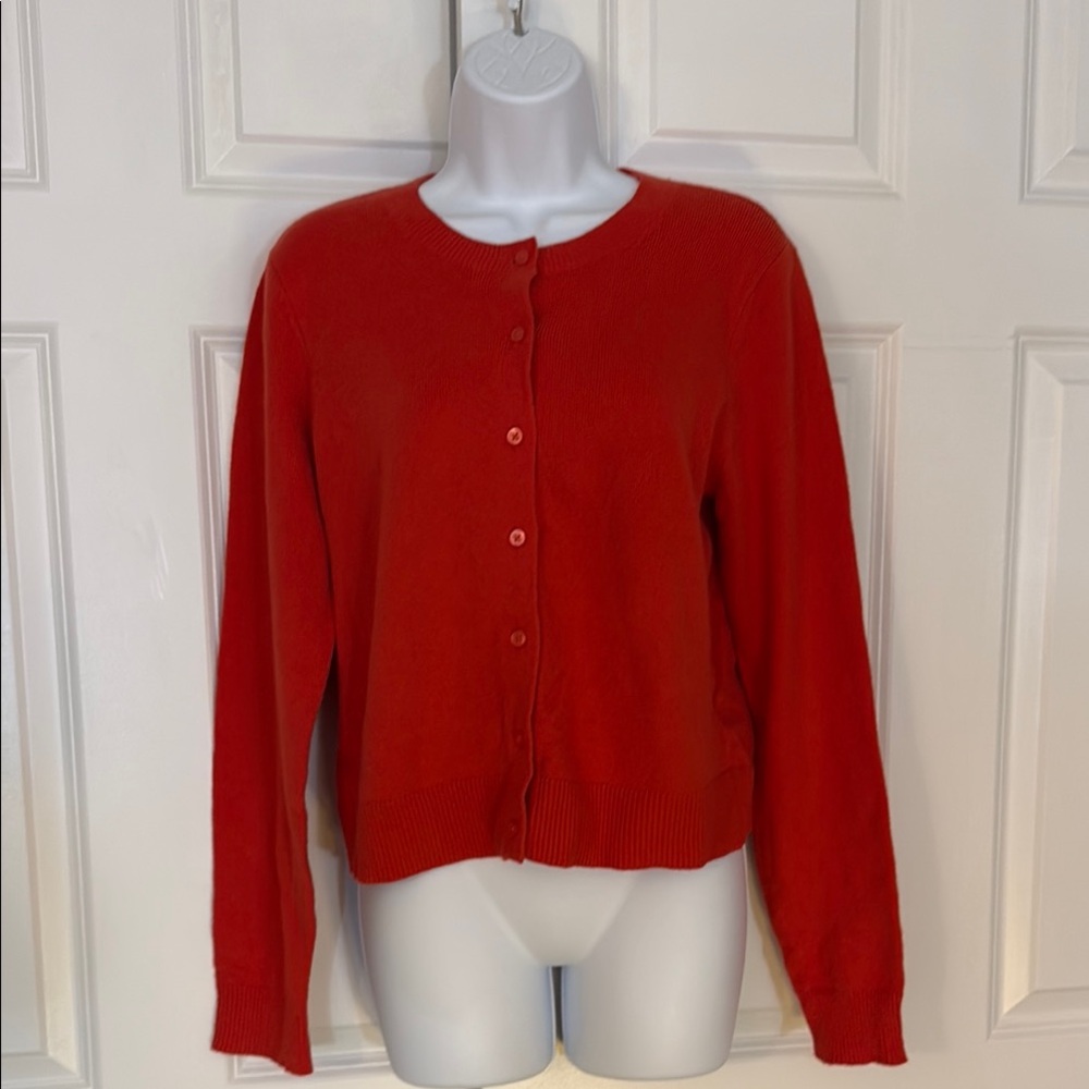 Old Navy Women's Bright Red Cardigan